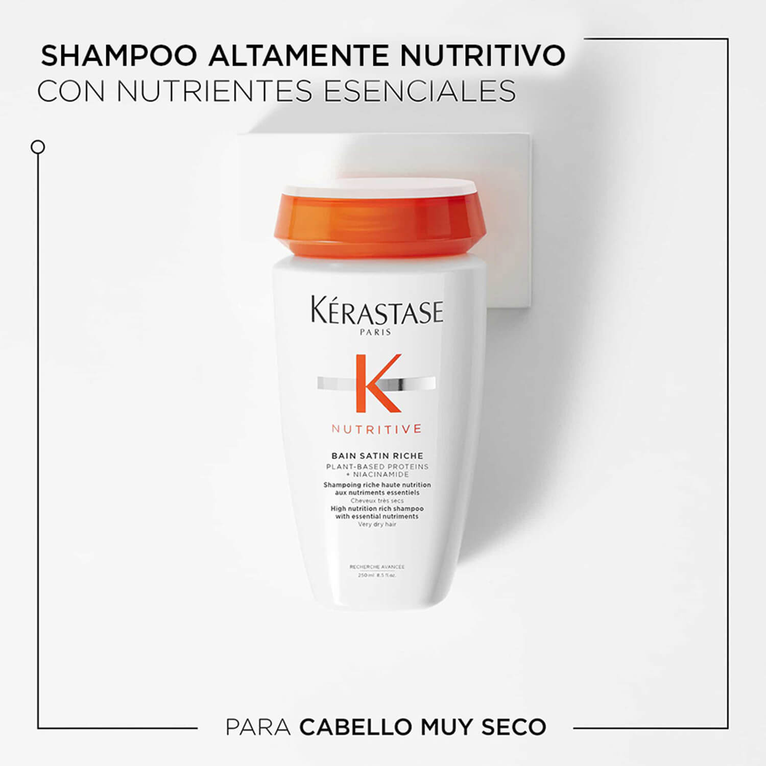 BAIN SATIN RICHE (SHAMPOO SUAVE PARA CABELLO MUY SECO)